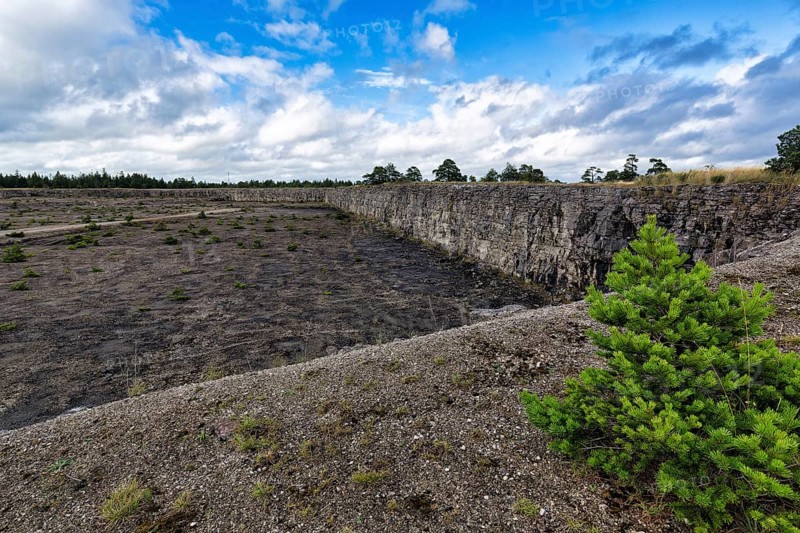 Abandoned quarry