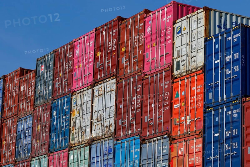 Stacked container