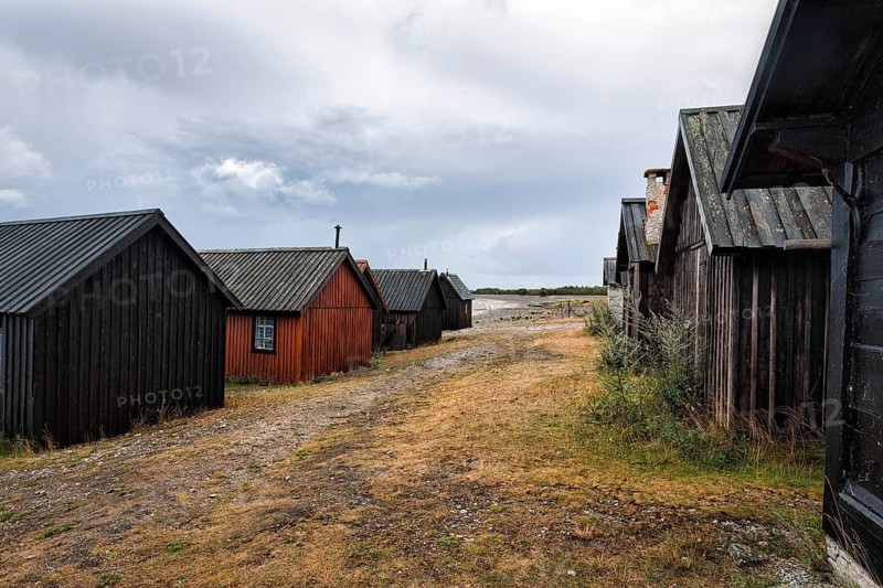 Old fishing huts