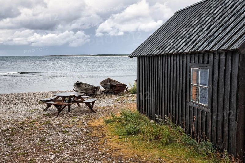 Old fishermen's huts
