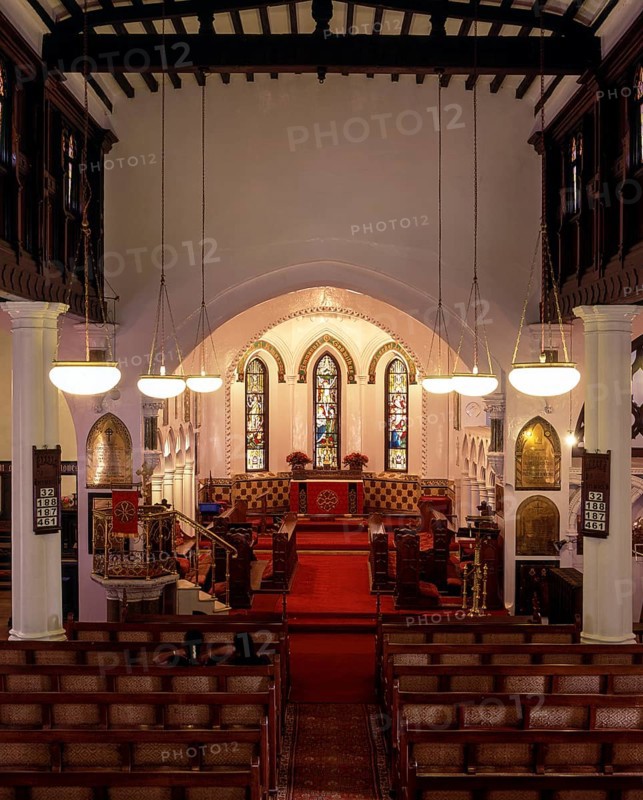 St. Stephen's church interior in Ooty or Udhagamandalam