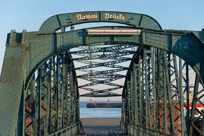 Nassau bridge in Nassau harbour or pontoon harbour