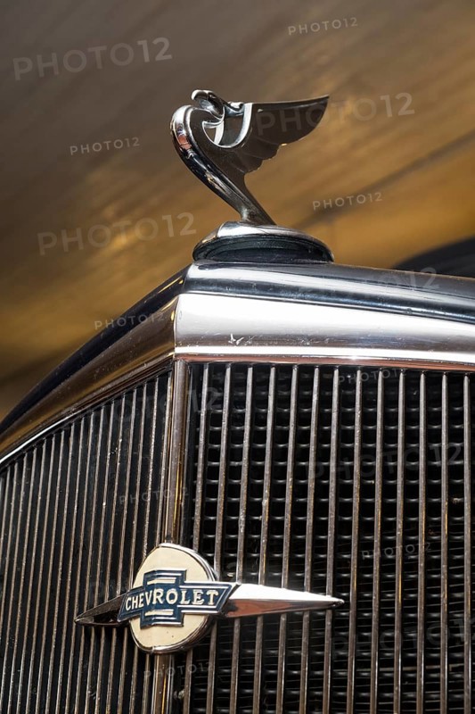 Radiator mascot on a 1935 Chevrolet Standard Sedan