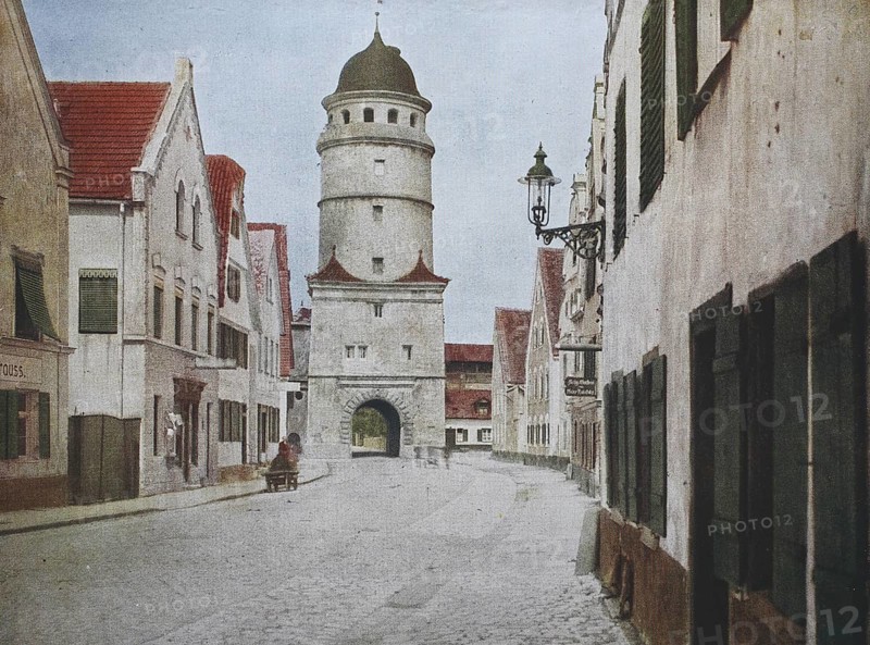 Historic photo of Noerdlingen in the Ries