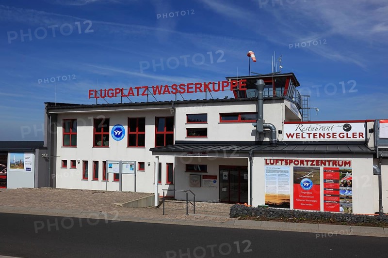Air sports centre at the gliding airfield