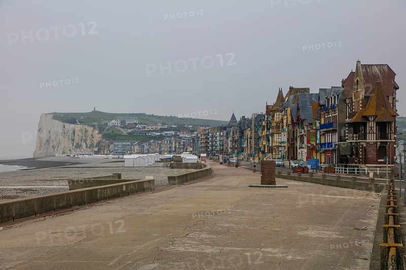 Wilhelminian and Art Nouveau villas in the Mersois district on the Mers-les-Bains promenade