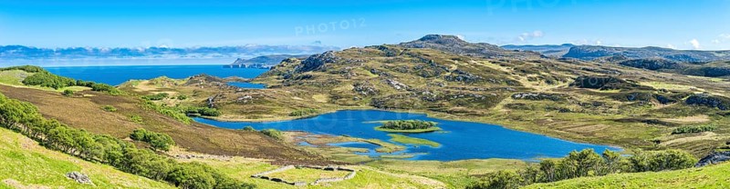 Loch Achan Lochaidh and Loch Eriboll