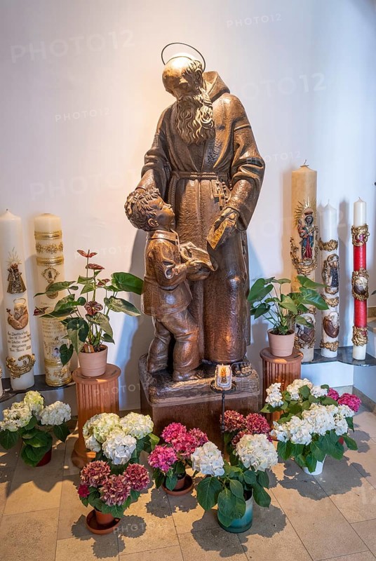 Statue of St. Konrad in the St. Konrad Monastery