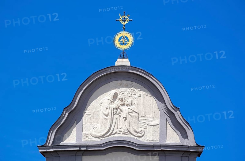 Dome cross of the Papal Basilica of St. Anna