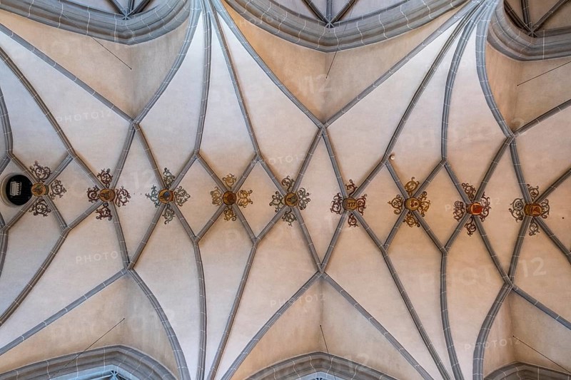 Ceiling vault of the Collegiate Parish Church of St. Philip and St. James