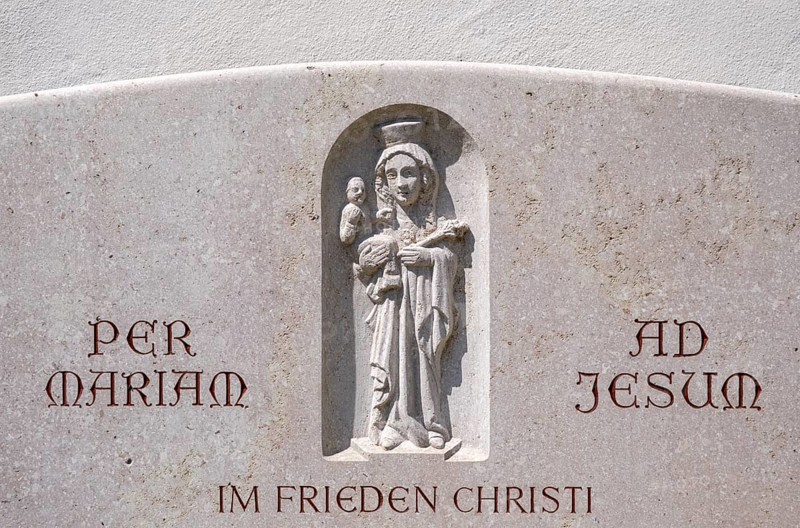 Gravestone of Prelate Alfons M. Grueneis at St. Michael's Cemetery