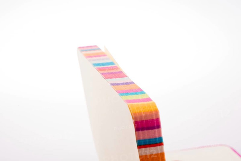 Color notebook on a white background