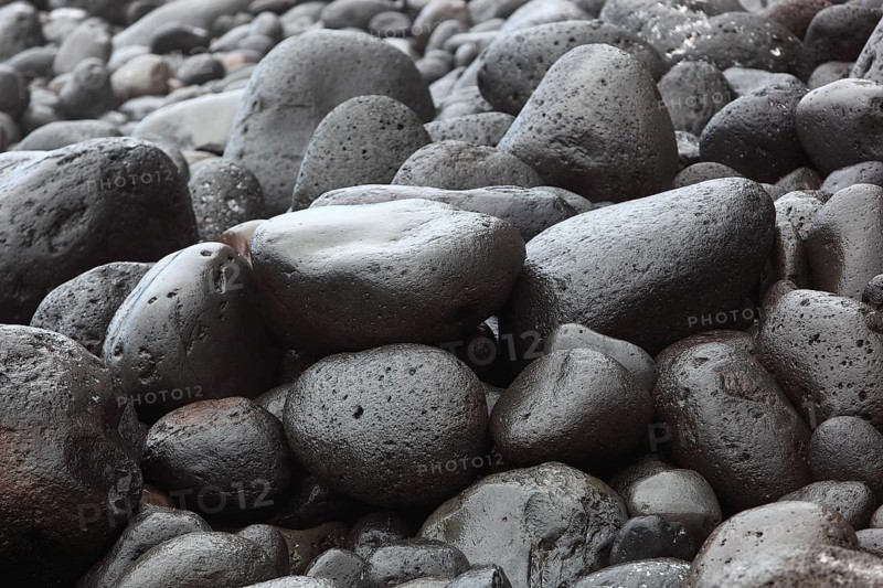 Large stones on the Atlantic coast near Puerto de Tazacorte