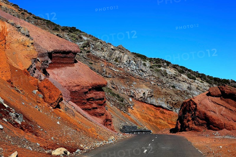 Landscape at the pass road to Roque de los Moschaschos