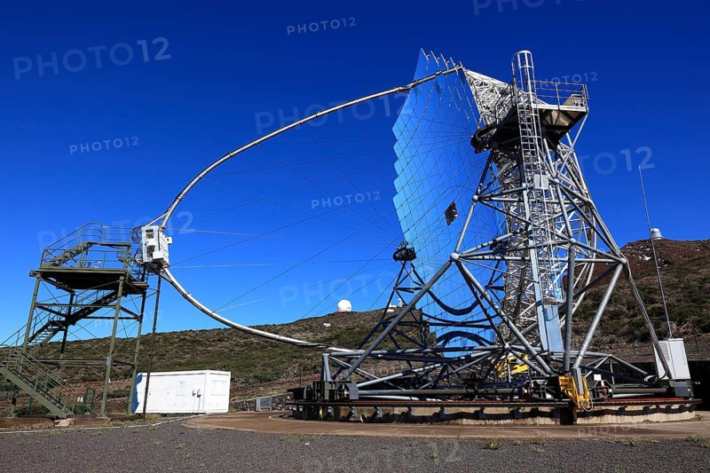 Roque de los Muchachos Observatory in the Caldera de Taburiente National Park