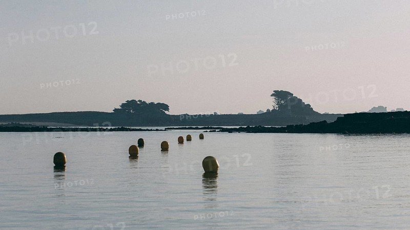 Port Blanc in the morning mist