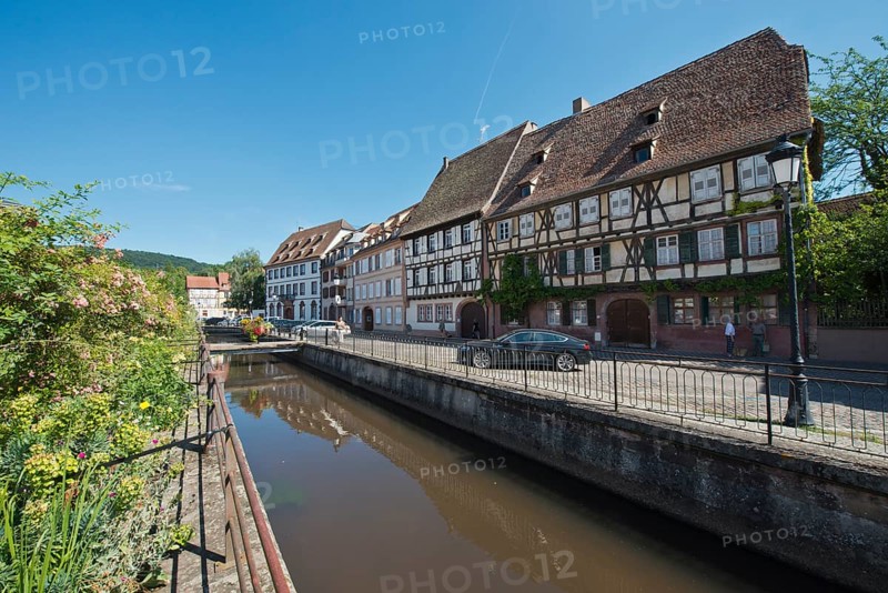 Wissembourg, houses on the Lauter Canal