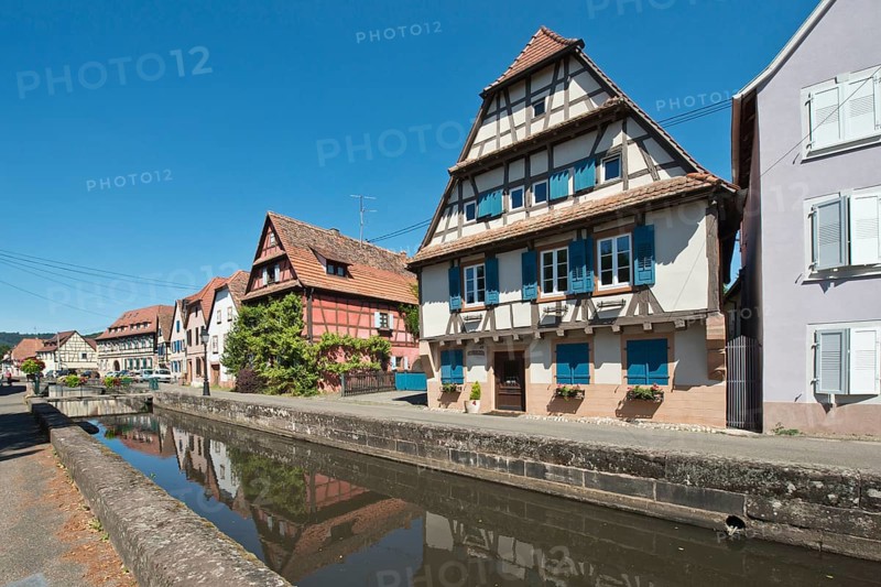 Wissembourg, houses on the Lauter Canal