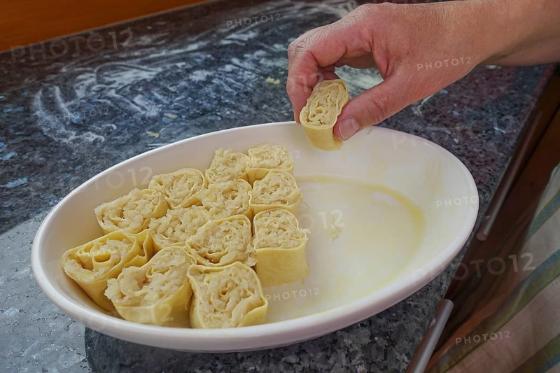 Swabian cuisine, preparation of Krautkrapfen