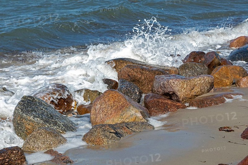 Stones on the beach, Graswarder peninsula