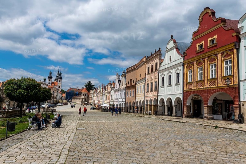 Unesco site historic center of Telc, Czech Republic