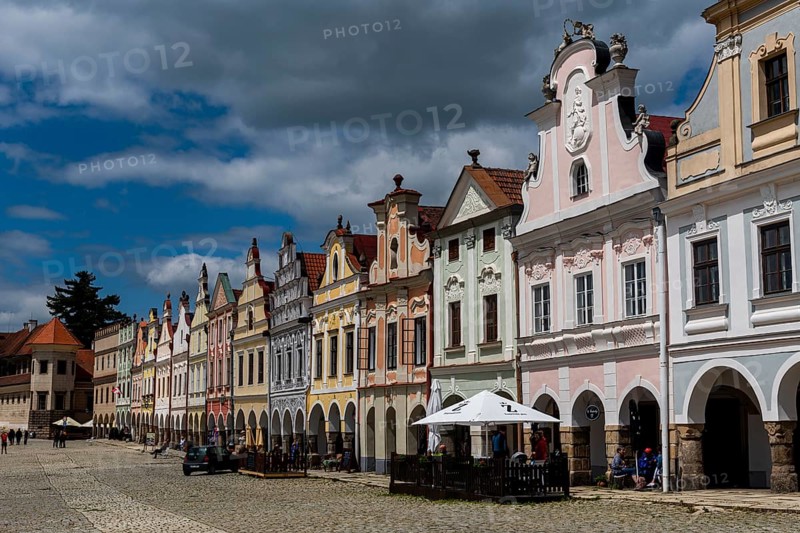 Unesco site historic center of Telc, Czech Republic