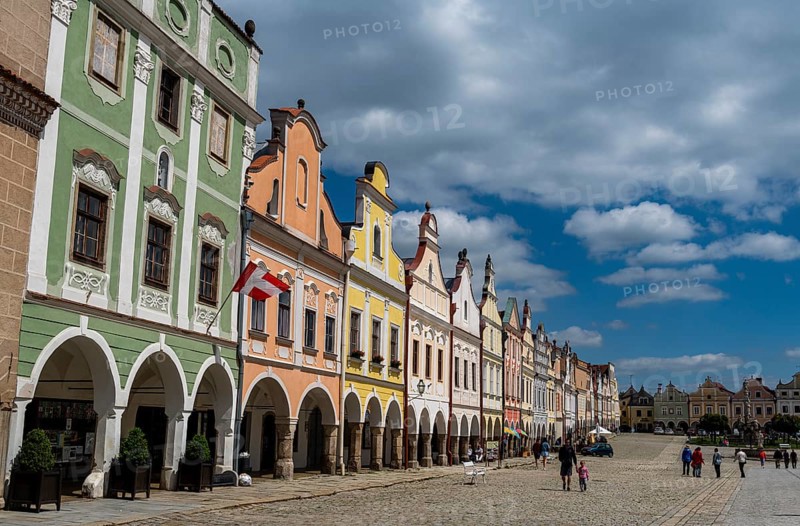 Unesco site historic center of Telc, Czech Republic