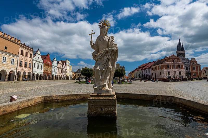 Unesco site historic center of Telc, Czech Republic