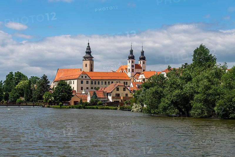 Unesco site historic center of Telc, Czech Republic