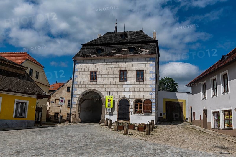Unesco site historic center of Telc, Czech Republic