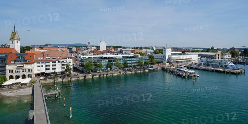 View from the Moleturm with St. Nicholas Church, Media House