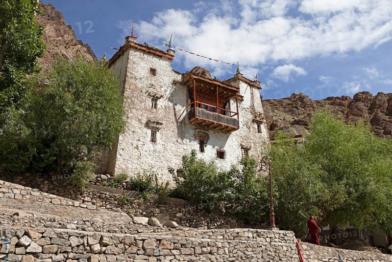 Traditional Tibetan building, Hemis Gompa