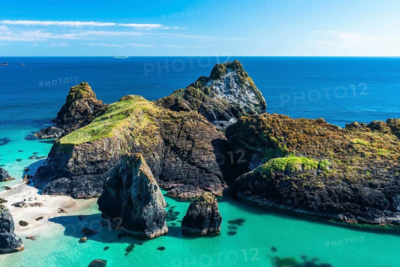 Kynance Cove and Asparagus Island, Cornwall