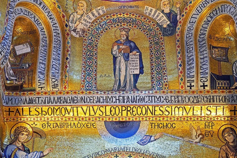 Cappella Palatina, close-up