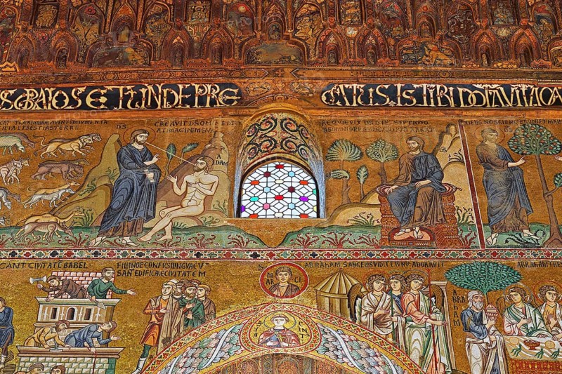 Cappella Palatina, close-up
