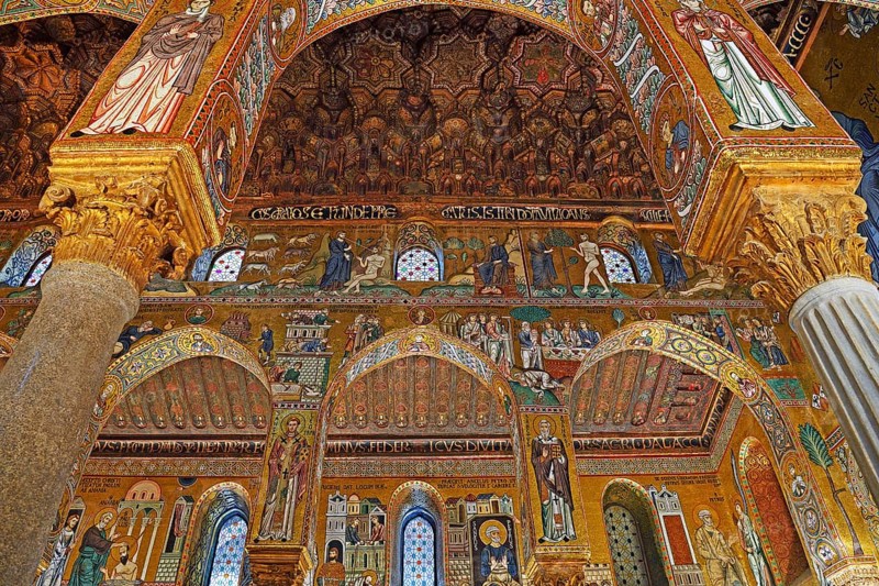 Cappella Palatina, close-up