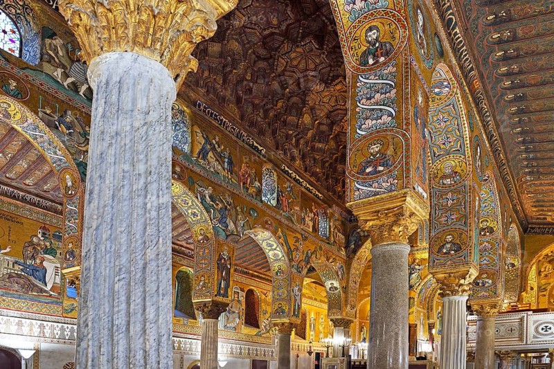 Cappella Palatina, close-up