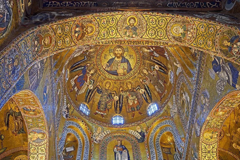 Cappella Palatina, close-up