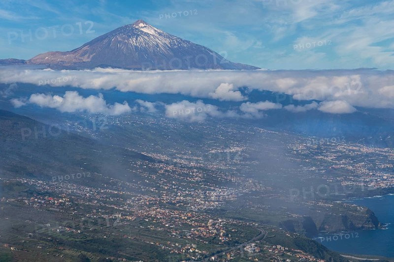 Santa Cruz de Tenerife and mount Teide, Tenerife