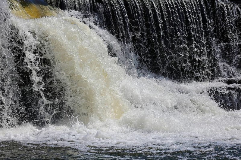 Waterfall in the Chateauguay River, Province of Quebec