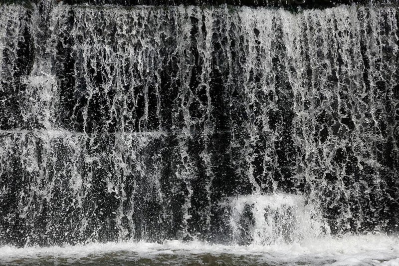 Waterfall in the Chateauguay River, Province of Quebec