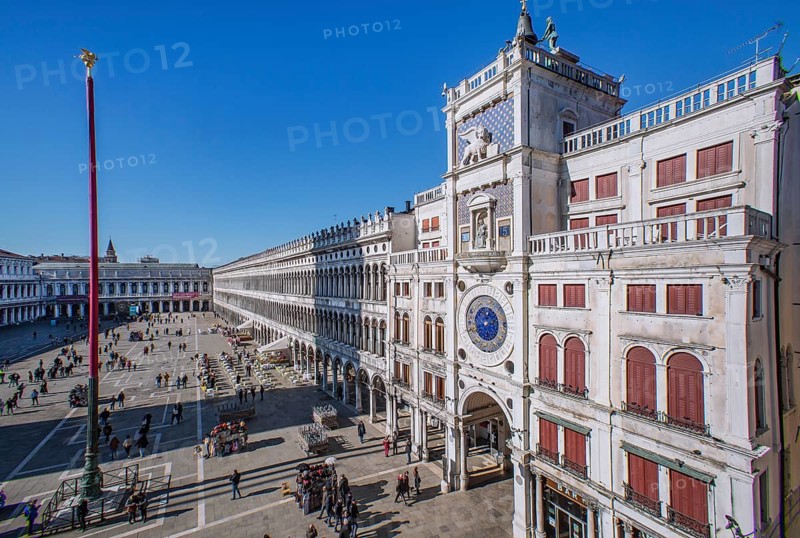 St Mark's Square with the Procuraties, and the Clock Tower