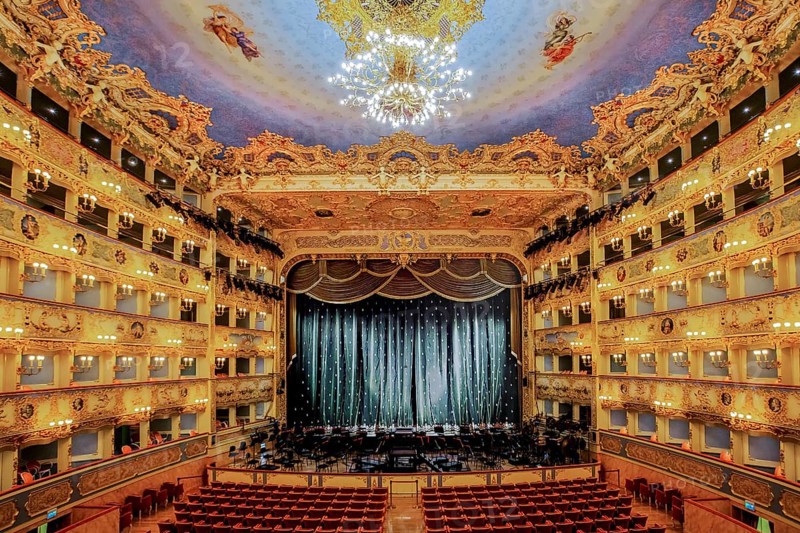 Auditorium, hall of the Teatro la Fenice opera house