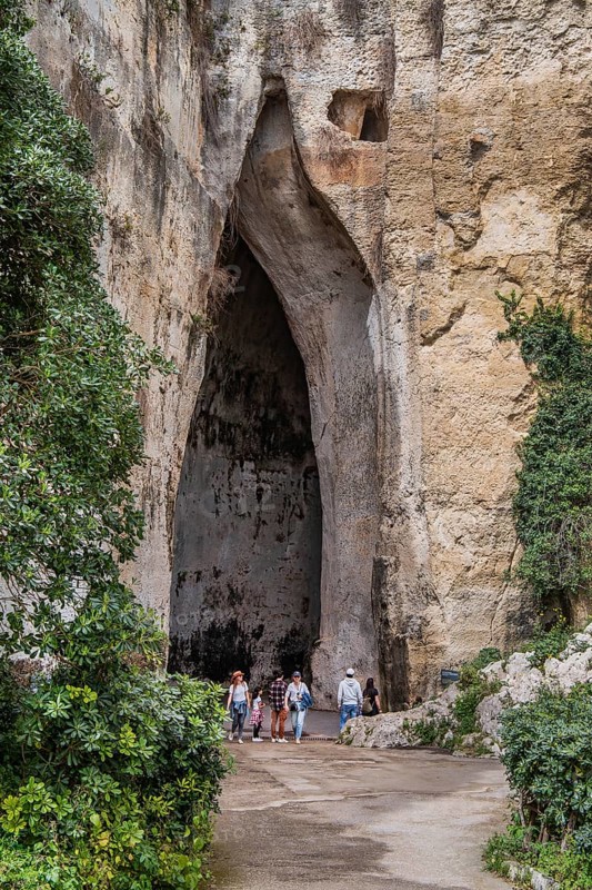 Ear of Dionysius in the Parco Archeologico della Neapolis, Syracuse