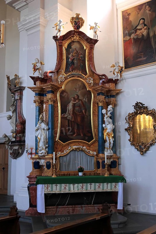 Interior of the monastery church, Franziskanerkloster Frauenberg