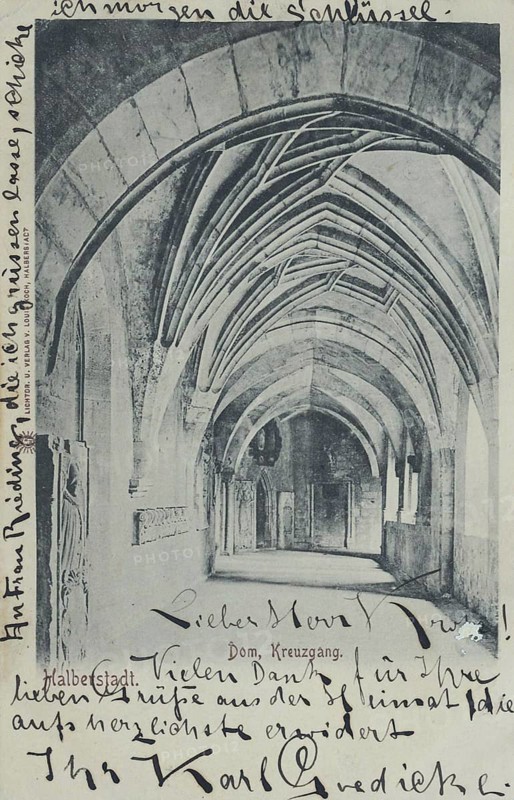 Halberstadt, cloister in the cathedral