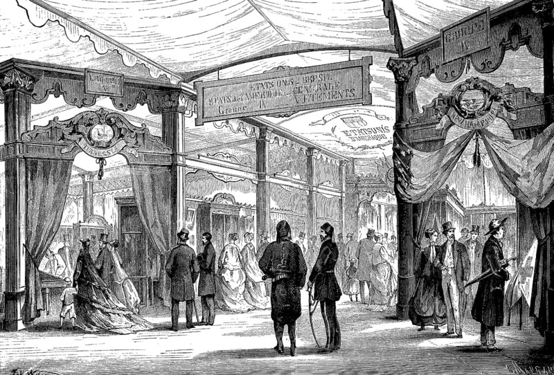 World's Fair, World's Exposition or Universal Exhibition in Paris