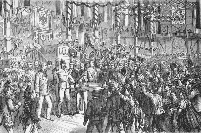 The third German National Rifle Festival, Schuetzenfest 1868