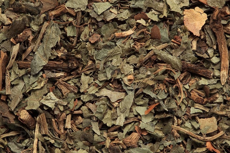 Dried herb of the medicinal plant asarabacca,