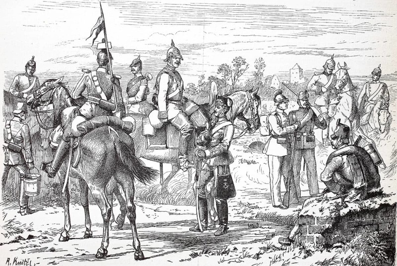 German Army around 1880, Prussian Artillery and Train